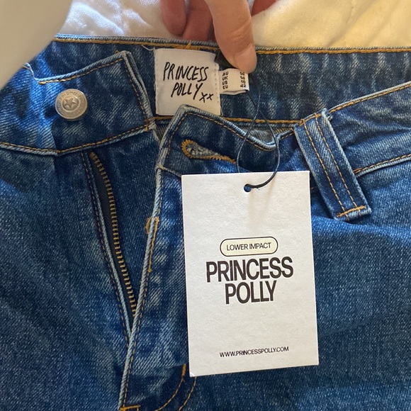 LOU CARPENTER DENIM SHORTS MID WASH - Picture 2 of 6